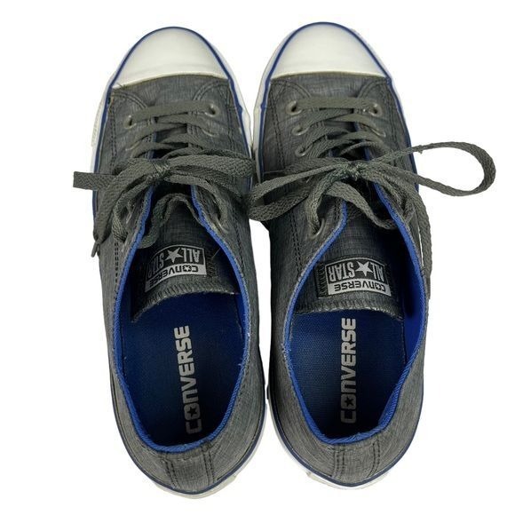 Converse Sneakers W10 M8 All Star Ox Low Top Gray Shoes - Picture 6 of 11